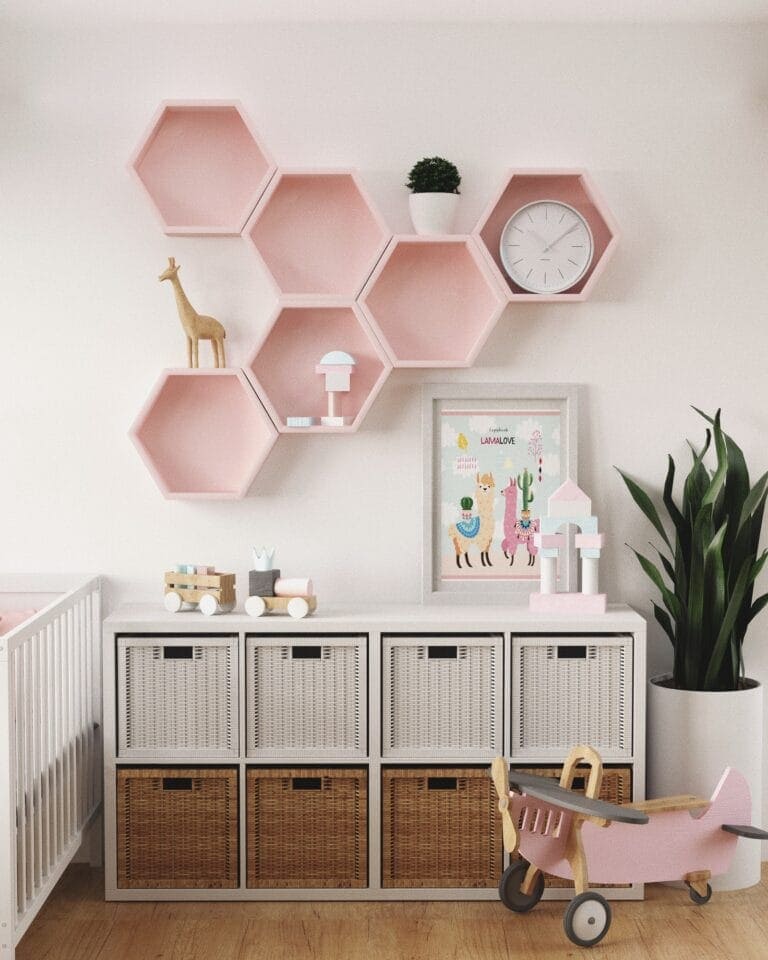 Quarto de bebê arrumado