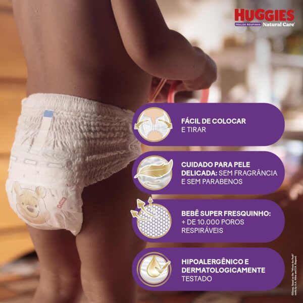 Huggies Fralda Premium Roupinha Natural Care XXG 52 Un - Image 3