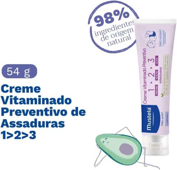 Mustela Kit Essenciais Bebê e Criança - Gel Lavante 200ml + Shampoo Recém-Nascido 150ml + Hydra Bebê 100ml + Água de Limpeza 100ml + Creme Vitaminado Preventivo De Assaduras 54g - Edição limitada - Image 10