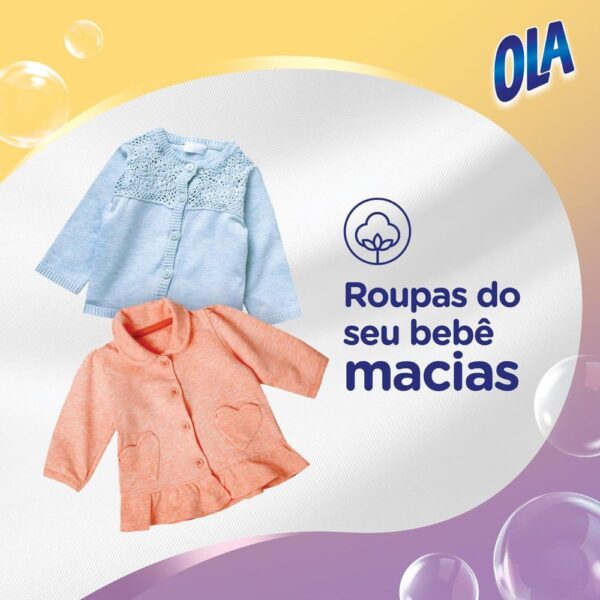 Sabão Líquido Ola Bebê para Roupas Finas e Delicadas 1l - Image 4