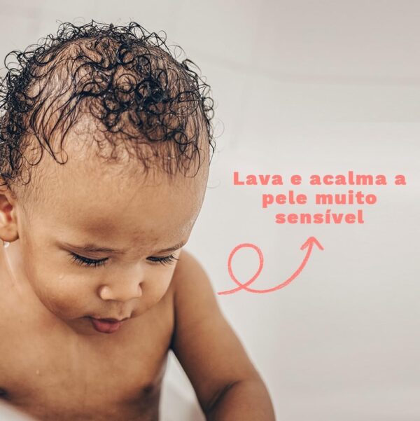 Mustela Gel Lavante Calmante 300ml para Pele Muito Sensível ou Sensibilizada – Sabonete Líquido Corpo e Cabelo para Bebês e Crianças - Sem fragrância - feito com 98% de ingredientes de origem natural - Image 6