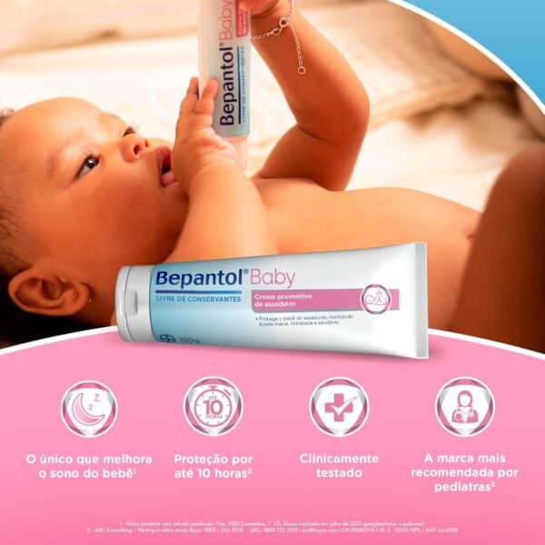 Bepantol Baby Pomada Assadura Bebe, Ideal para Prevenção de Assaduras, 120g - Image 2