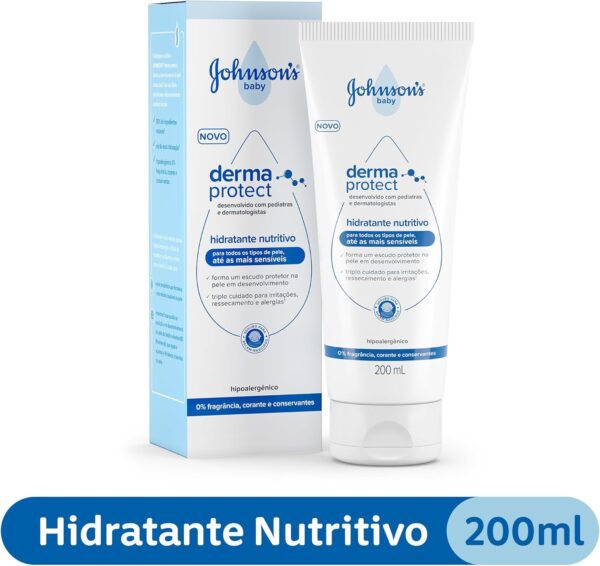 Hidratante Nutritivo Derma Protect JOHNSON'S® Baby 200mL - Image 2