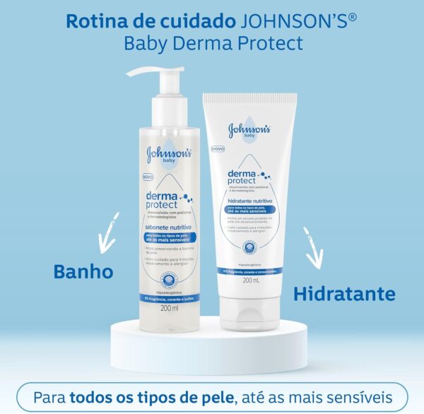 Hidratante Nutritivo Derma Protect JOHNSON'S® Baby 200mL - Image 5