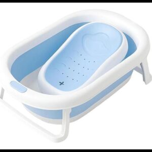 Banheira Bebê Portátil Infantil Anti Escorregamento 44L Pipdip