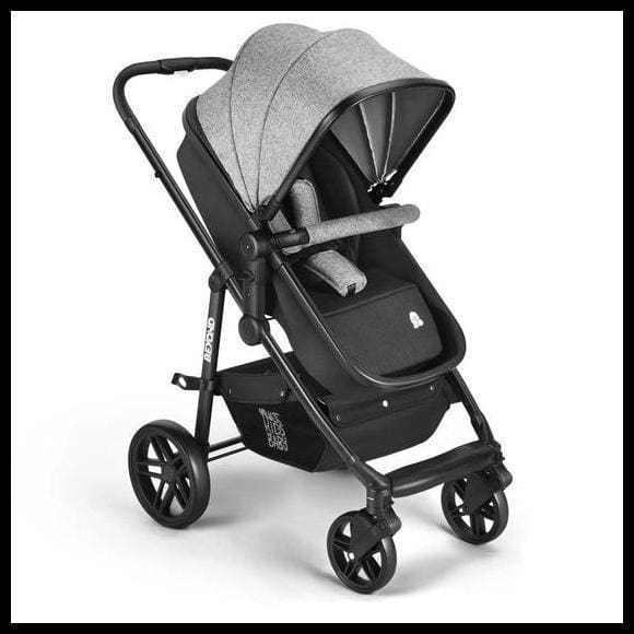 Carrinho Passeio Beyond 2 em 1 Assento Moisés 0-15kgs Cinza Multikids Baby BB429