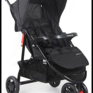 Cosco Kids, Carrinho de Bebê, Toffy, Preto Absoluto