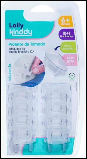 Lolly Protetor De Tomada Transparente