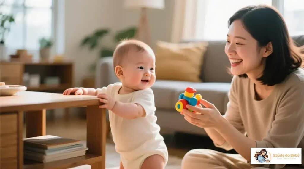 bebê anda apoiado mas não anda sozinho: 8 passos para fazer seu filho andar