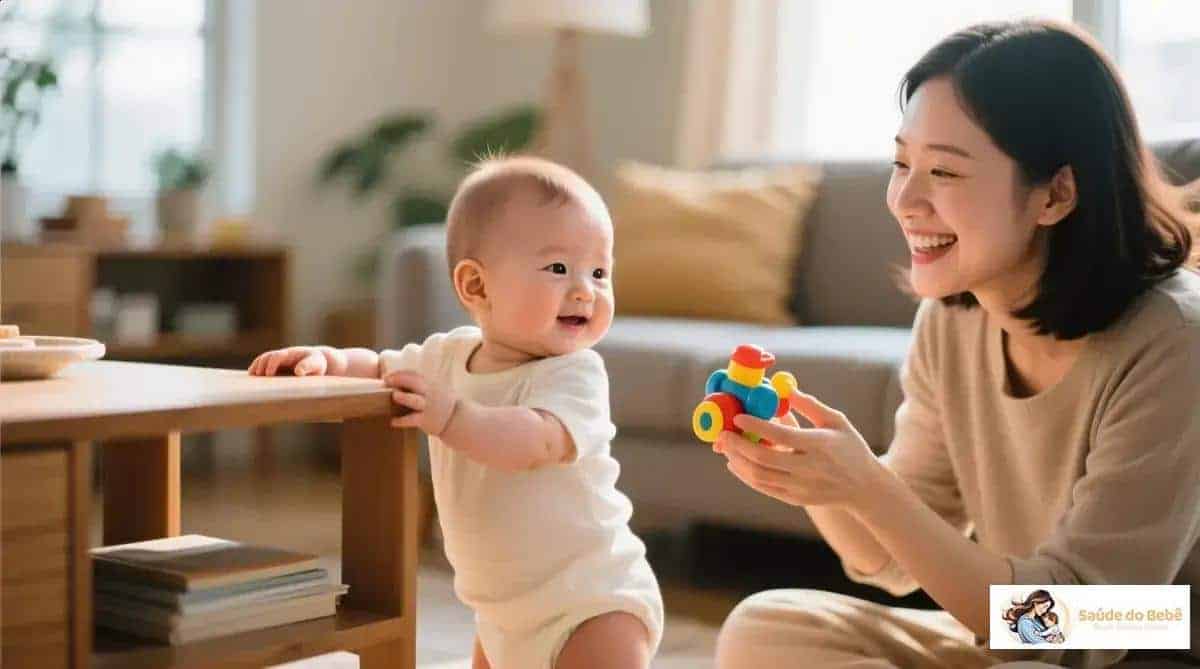 bebê anda apoiado mas não anda sozinho: 8 passos para fazer seu filho andar