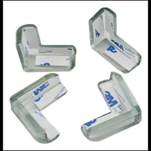 20 Protetor Quina Bebê Idoso Mesa Canto Móveis Cantoneira 3m Transparente