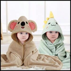 2 peças Conjunto de Toalhas de Banho para Bebês