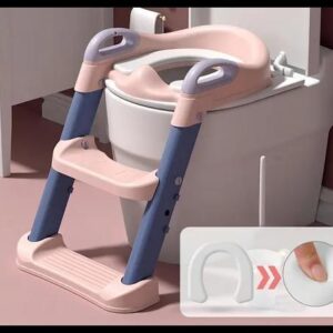 Assento Redutor Infantil Gimboo Escada Dobrável Almofadado Antiderrapante