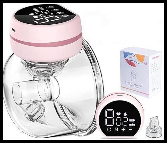 Bomba De Tirar Leite Mama Portátil P1 Mãos Livres Elétrica Sem BPA 3 Modos 10 Níveis de Sucção Conforto Coletor de Leite de Amamentação