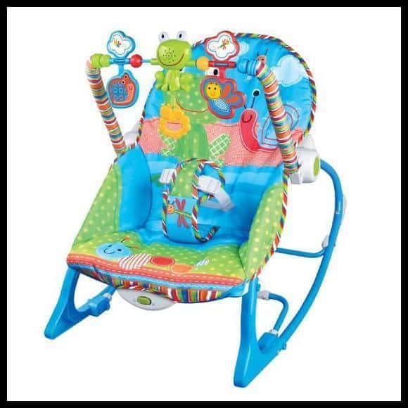 Cadeira de Descanso Musical FunTime até 18kgs Azul-Maxi Baby
