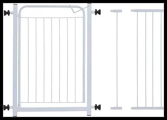 Cerca Grade P/Porta Portão Pressão Pet Cães Criança 70/99cm