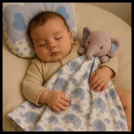 Kit Naninha Com Bichinho Pelúcia E Travesseiro Anatômico