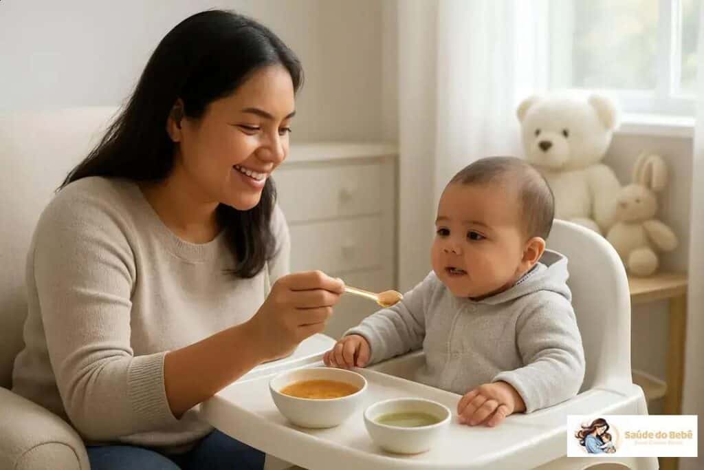 Alimentação do bebê em dias de vacina: dicas curtas para apetite e bem-estar