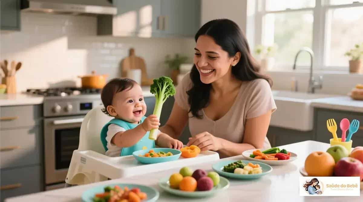 baby led weaning guia: como introduzir alimentos sem estresse e com sucesso
