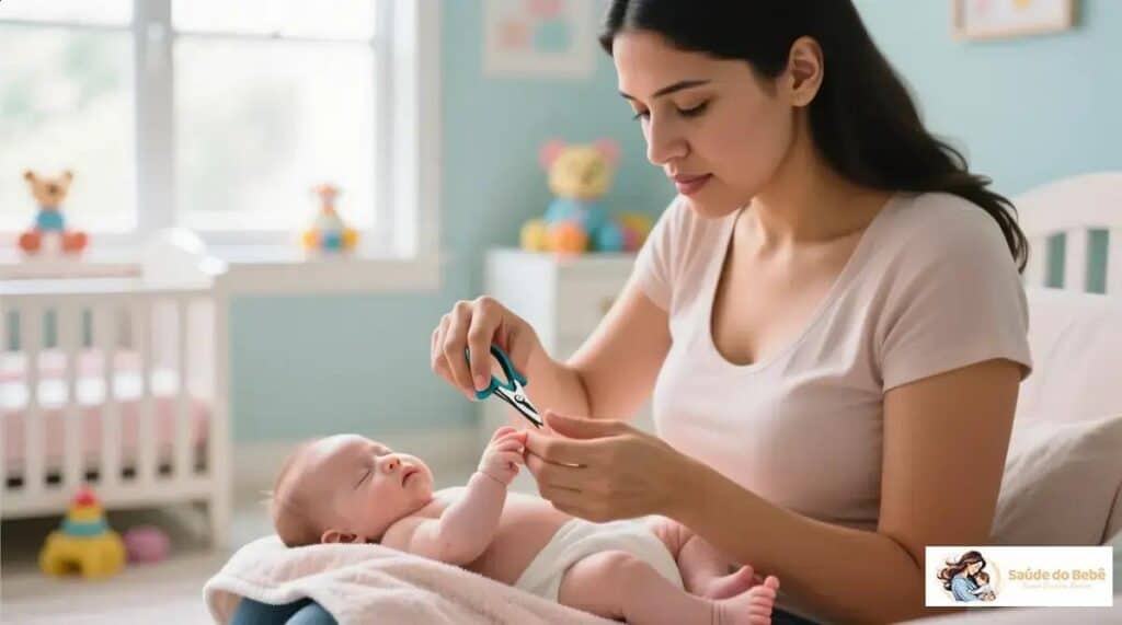 como cortar a unha do bebê: guia passo a passo seguro e sem choro