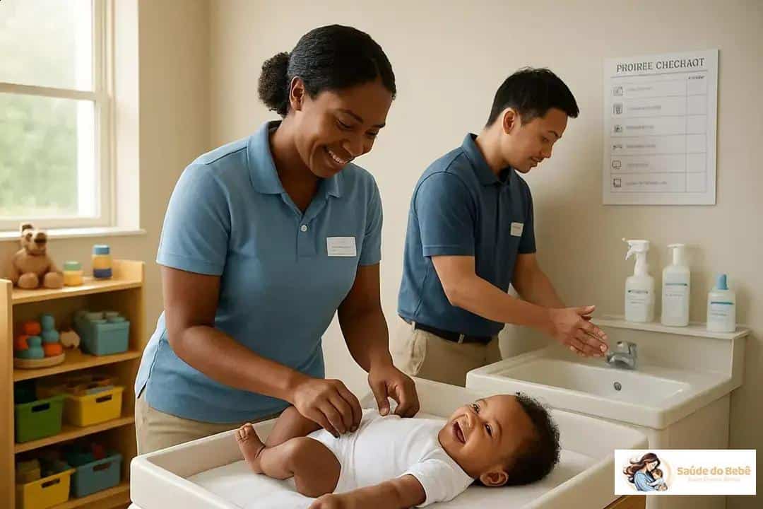 Como cuidar da higiene do bebê em creches: guia prático e urgente para educadores