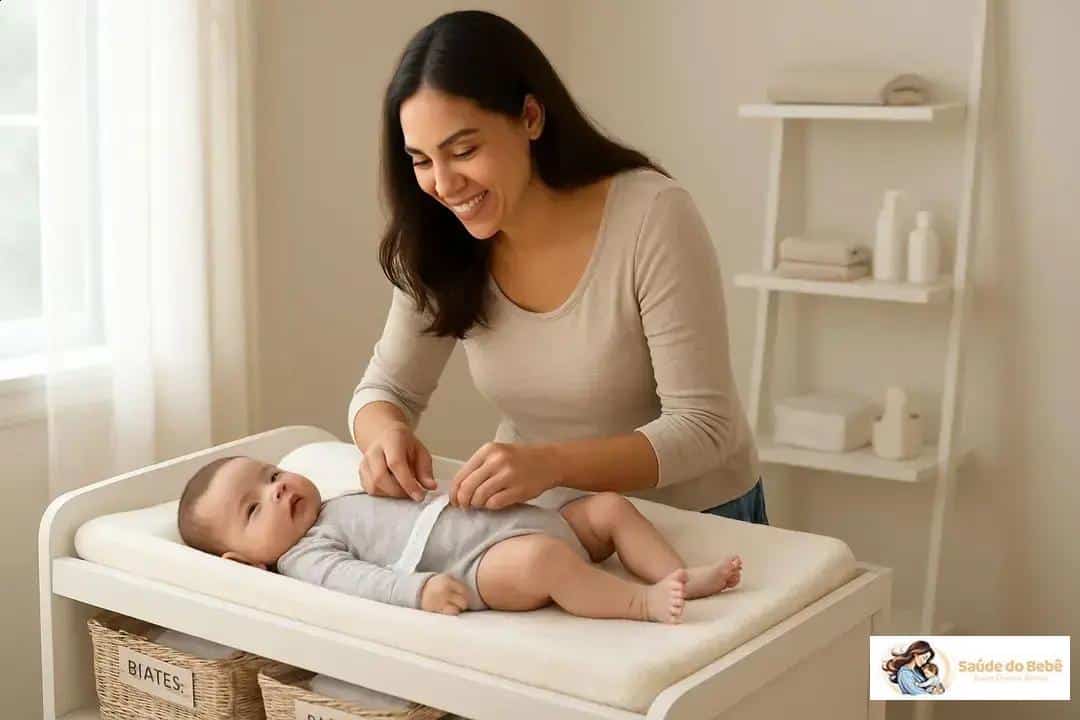 Como organizar o espaço de troca de fraldas: 7 truques práticos e rápidos