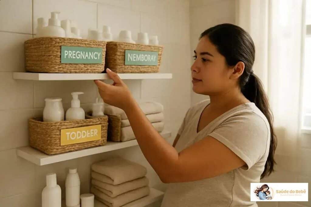 Como organizar produtos de higiene por fase: sistema prático para casa