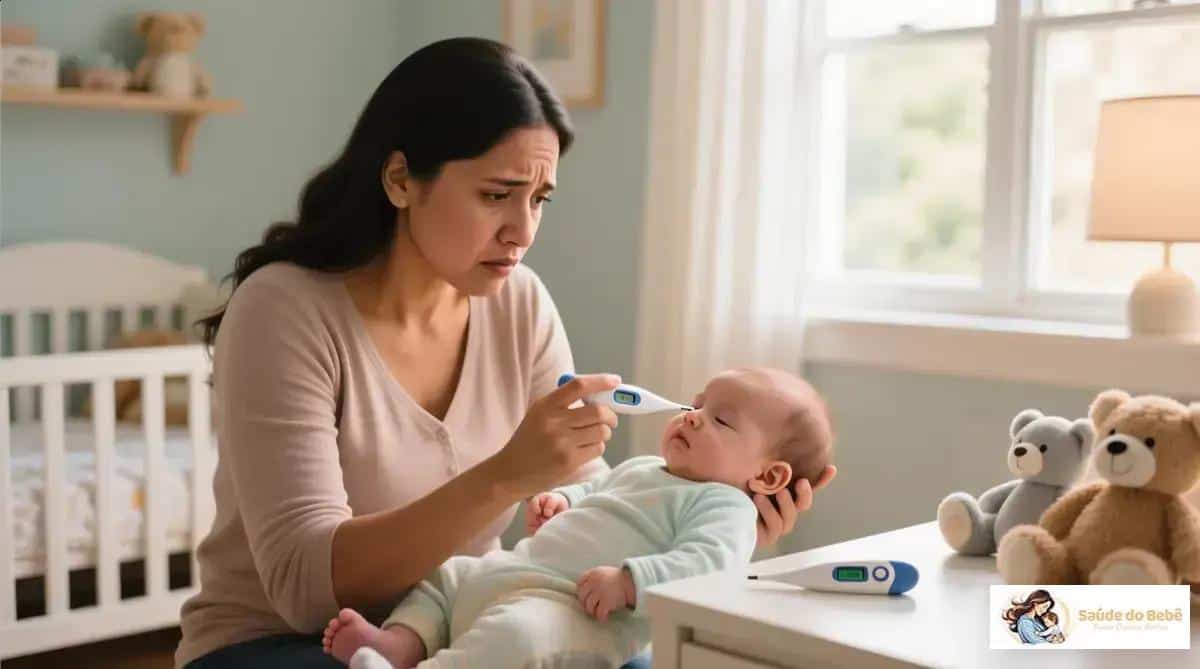 febre no bebê o que fazer: guia rápido e seguro para agir já
