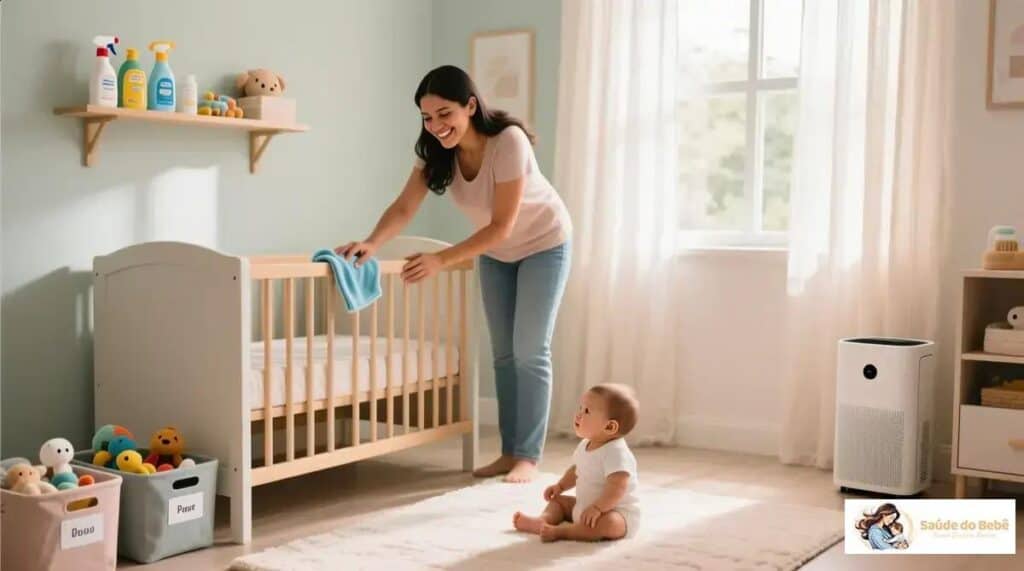 limpeza do quarto do bebê: 10 passos práticos para um ambiente seguro hoje