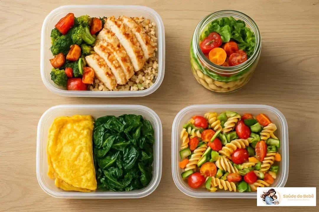 Rotina e organização: batch cooking e montagem expressa