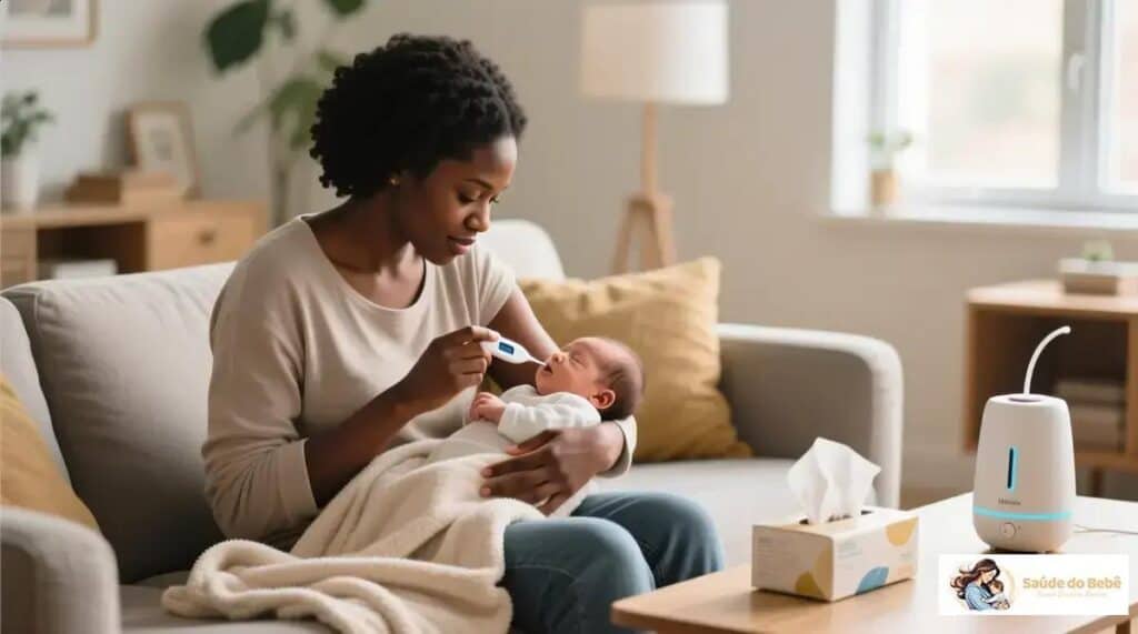 resfriado em recém-nascido: sinais, cuidados urgentes e quando correr ao médico