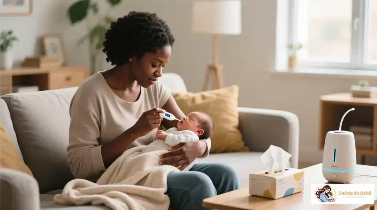 resfriado em recém-nascido: sinais, cuidados urgentes e quando correr ao médico