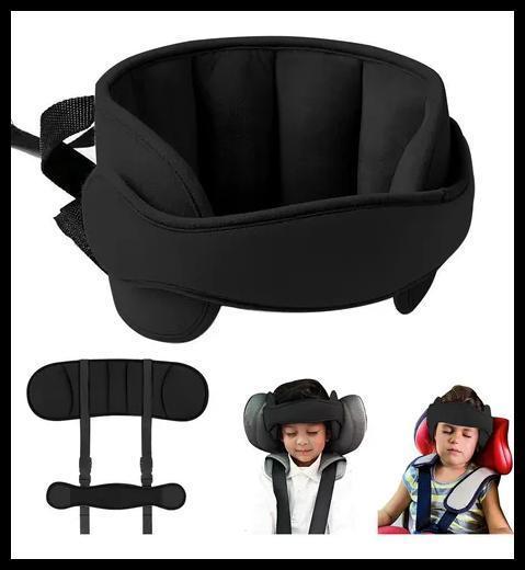 Apoio Protetor De Cabeça Bebê Para Cadeirinha Carro Infantil Preto Liso