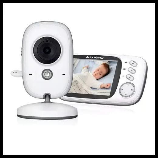 Baba Eletrônica Baby Monitor Vb603 Visão Noturna Dual Audio Cor Branco Estary Shop