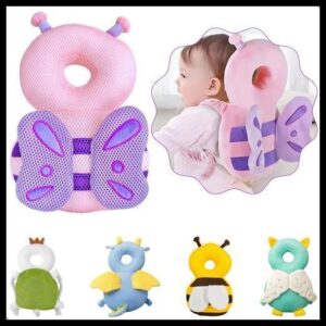 Mochila Protetor Cabeça Bebe Almofada Antiqueda Ajustável