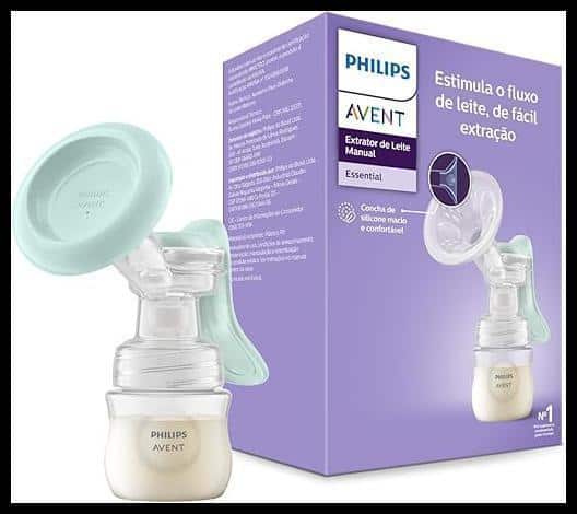 Philips Avent Extrator de Leite Manual Essential SCF417/11 Verde | Portátil e Ergonômico
