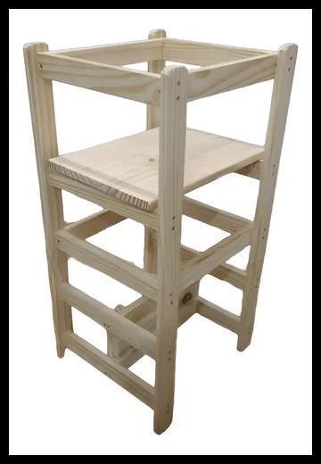 Torre Kayron Montessoriana De Aprendizagem 4 Níveis Madeira Pinus