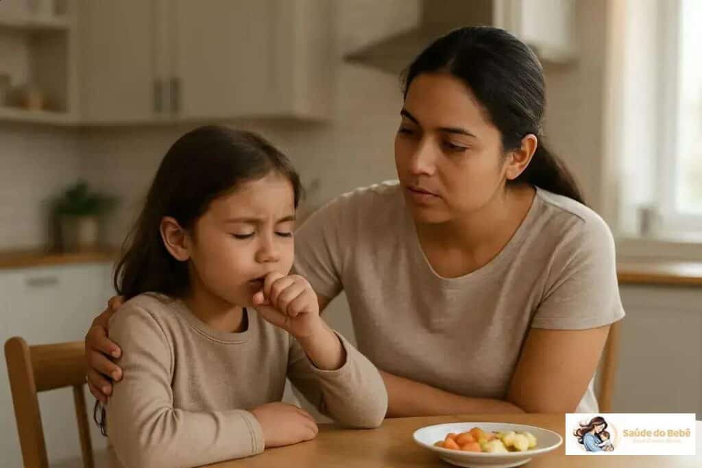 Como lidar com engasgos leves durante refeições: técnicas rápidas para agir