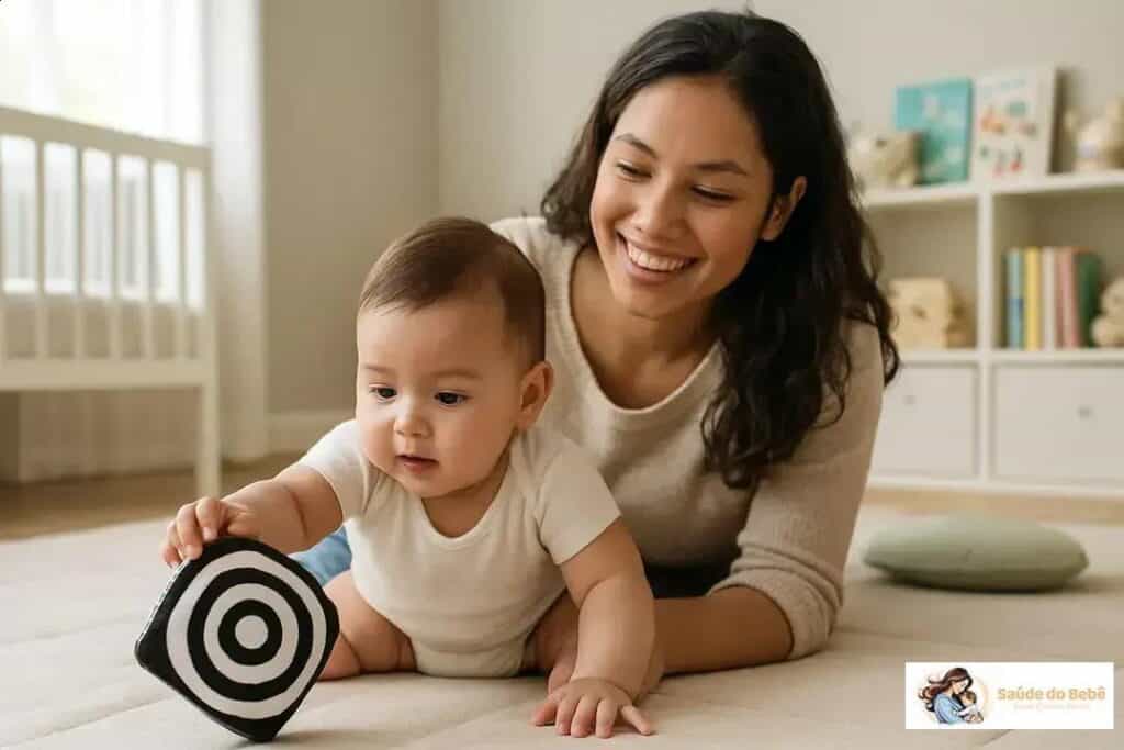 Como o bebê reconhece padrões: 7 sinais que mostram como ele aprende rápido