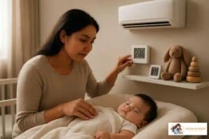 Como proteger o bebê em locais com ar-condicionado: guia prático e seguro