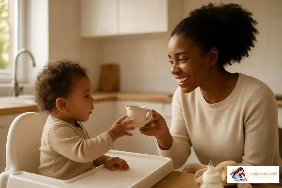 Quando substituir a mamadeira pelo copo: 7 sinais que você não pode ignorar