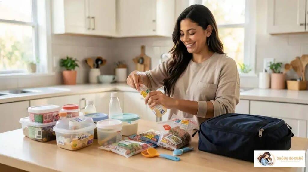 Dicas para alimentação do bebê em viagens: 9 truques práticos e rápidos