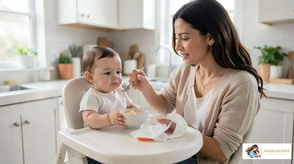 Introdução alimentar para bebês com refluxo: guia prático e seguro