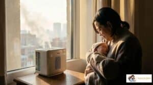 Cuidados com o bebê em ambientes com poluição: 12 medidas práticas para proteger