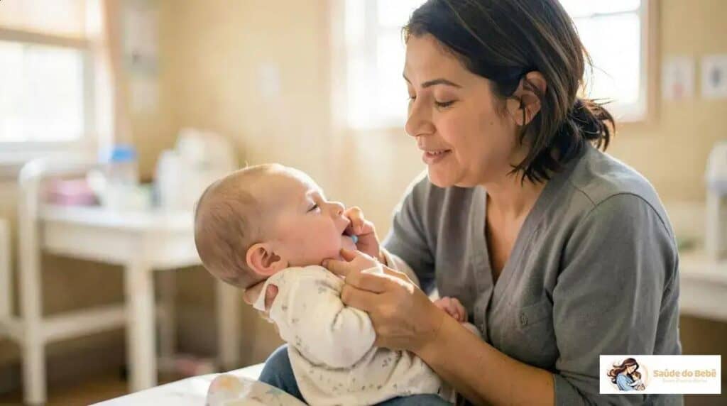 Quando o bebê apresenta dificuldade para engolir: sinais, causas e o que fazer
