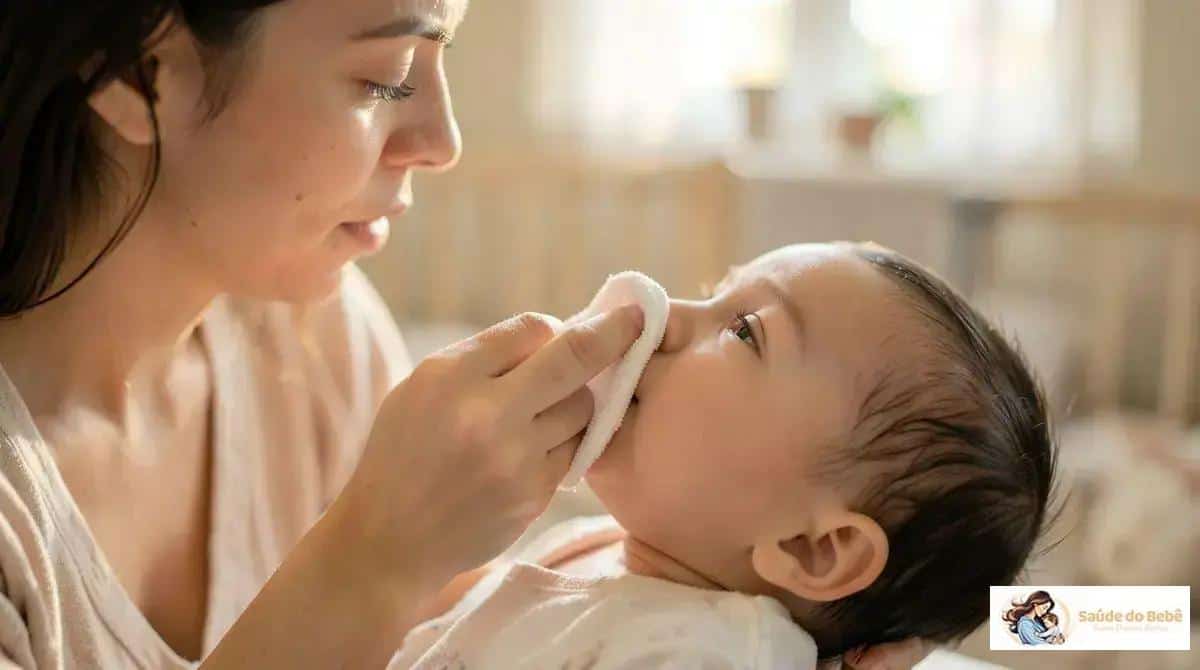 Quando o bebê apresenta secreção nasal persistente: sinais, causas e ação rápida