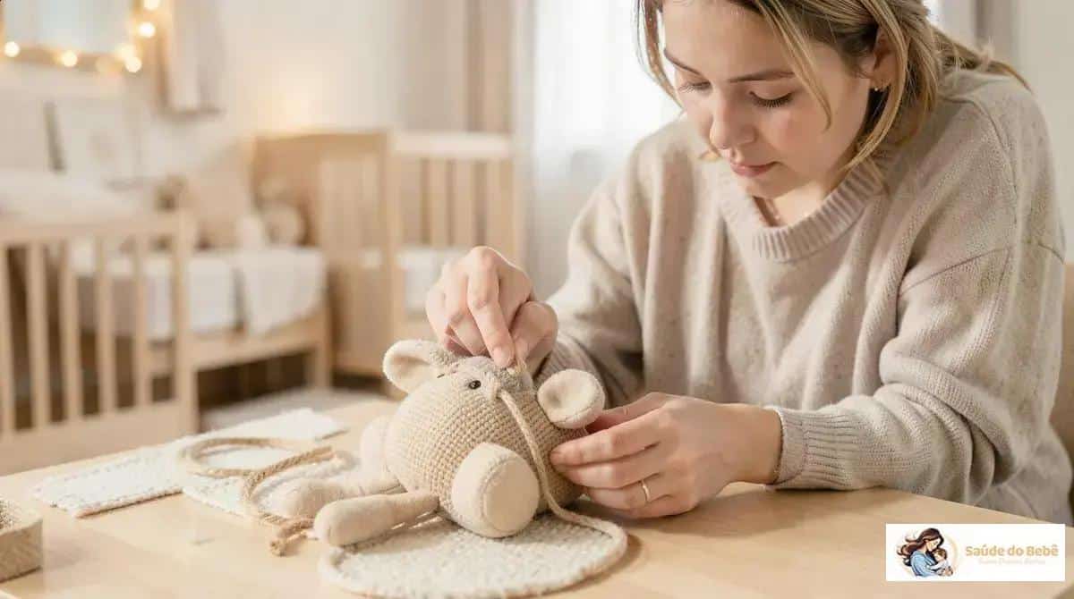 Atividades diárias usando brinquedos simples