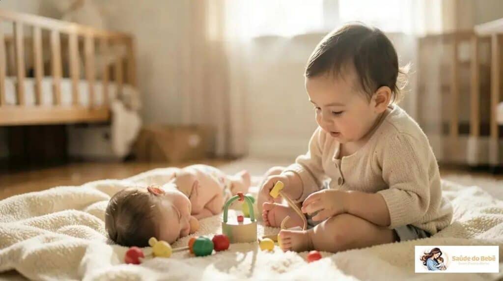 Como estimular o bebê com brinquedos simples: 12 ideias fáceis e eficazes