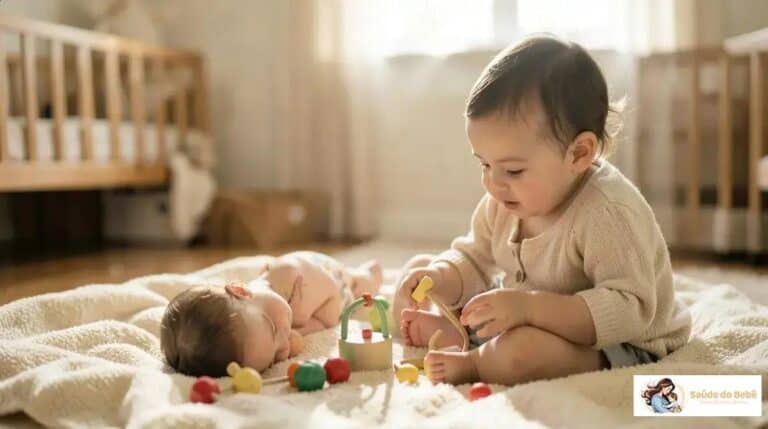 Como estimular o bebê com brinquedos simples: 12 ideias fáceis e eficazes