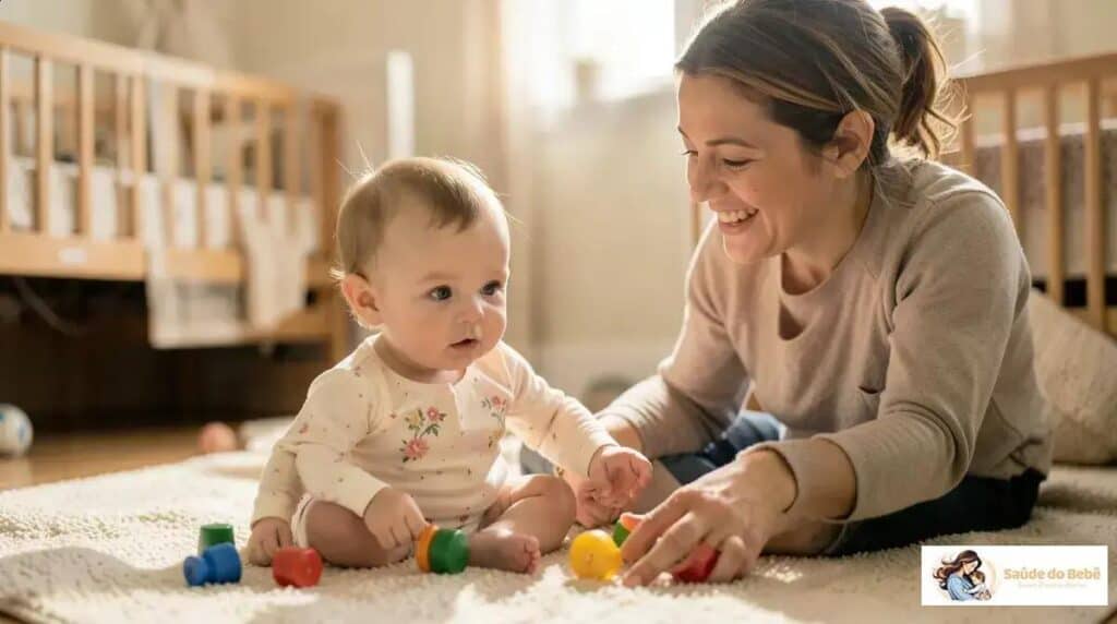 Como estimular o bebê com jogos simples: 8 atividades rápidas e seguras